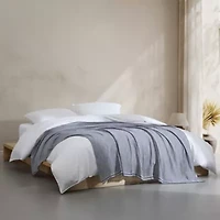 Fine Weave Linen Cotton Blend Throw
