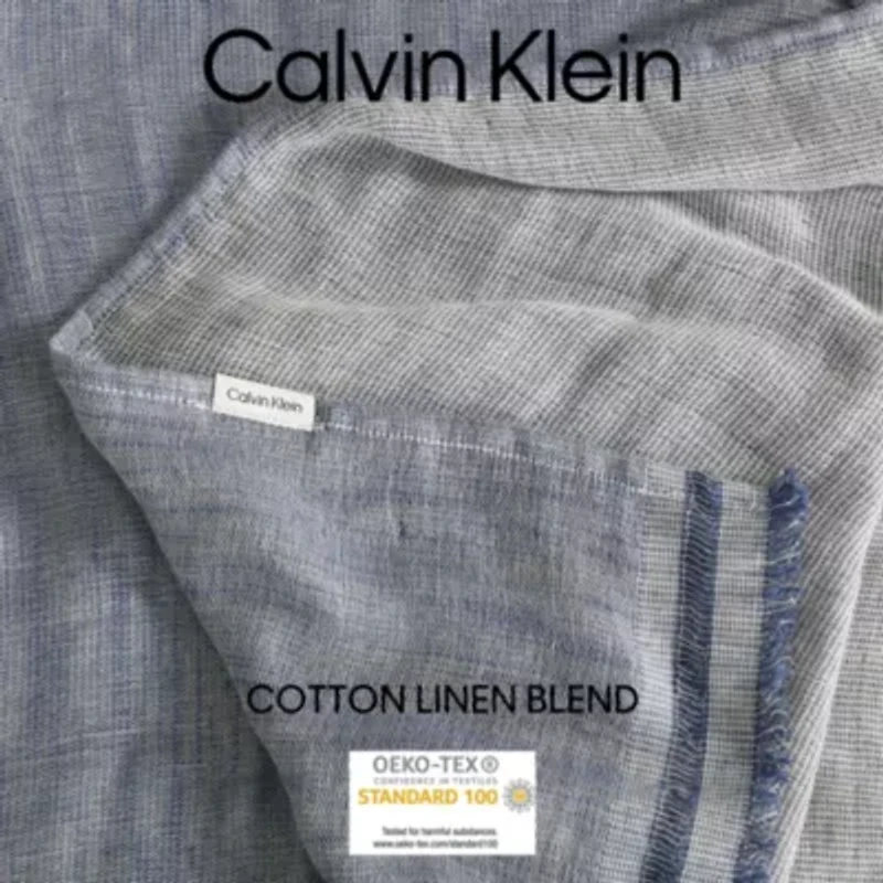 Fine Weave Linen Cotton Blend Throw