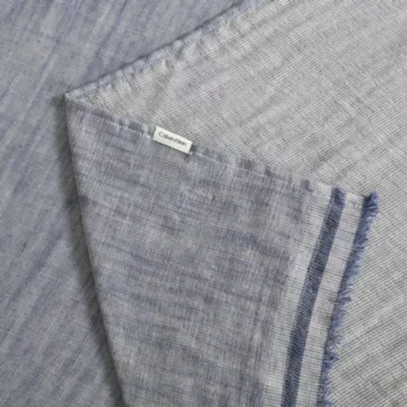 Fine Weave Linen Cotton Blend Throw