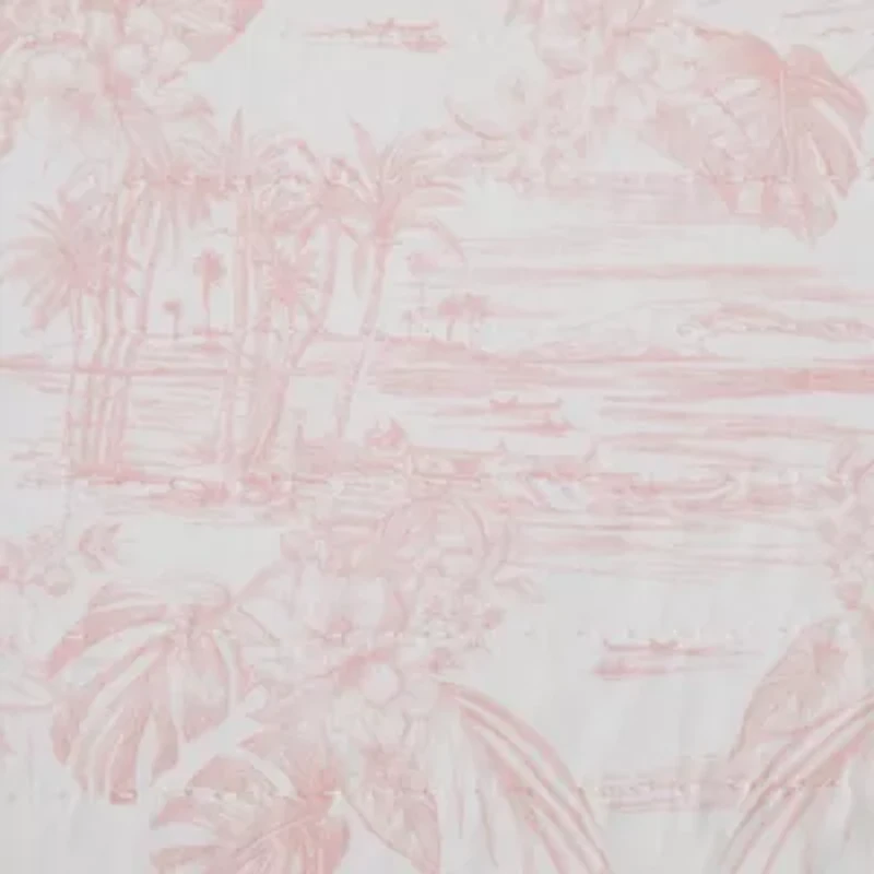 Beach Bluff Toile Cotton Quilt Set