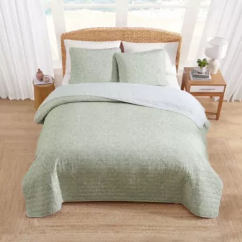 Caicos Isle Cotton Quilt Set