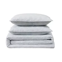 Line Palms Cotton Quilt Set