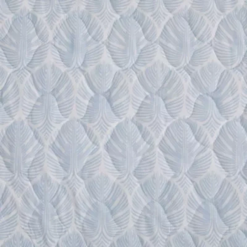 Line Palms Cotton Quilt Set