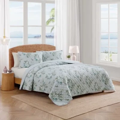 Floral Enchantment Texture Cotton Quilt Set