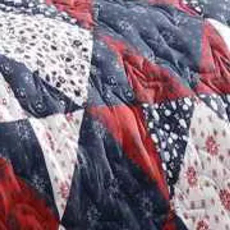 Rodeo Patchwork Microfiber Quilt Set