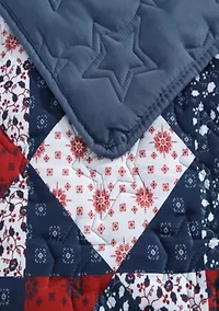 Rodeo Patchwork Microfiber Quilt Set
