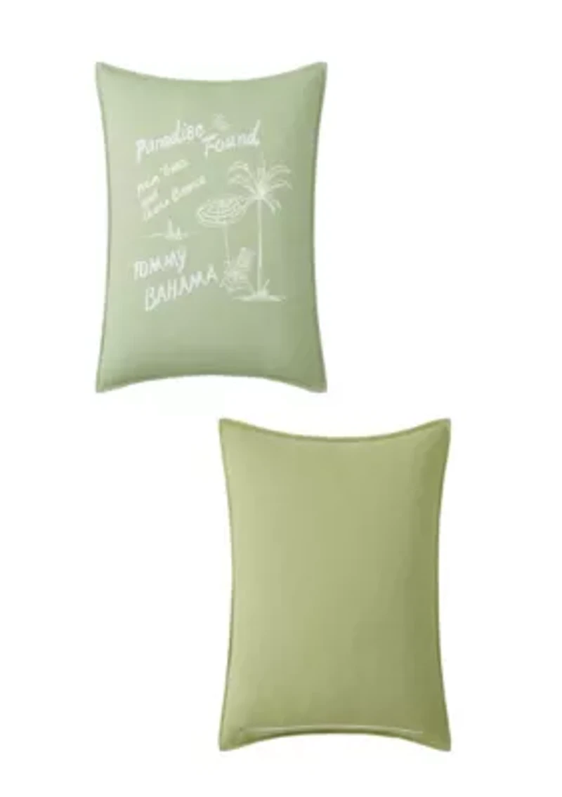 Paradise Found Cotton Decorative Pillow