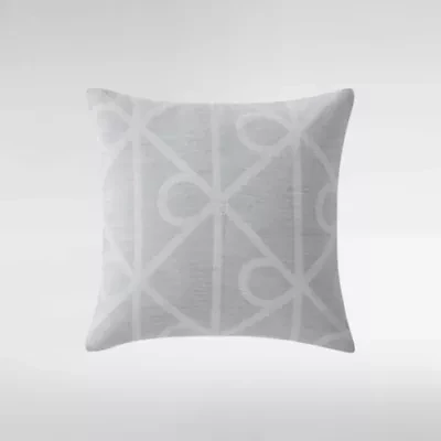 Emblem Wool Blend Decorative Pillow