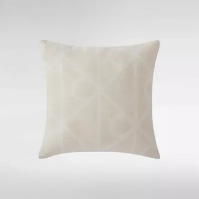 Emblem Wool Blend Decorative Pillow