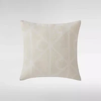 Emblem Wool Blend Decorative Pillow