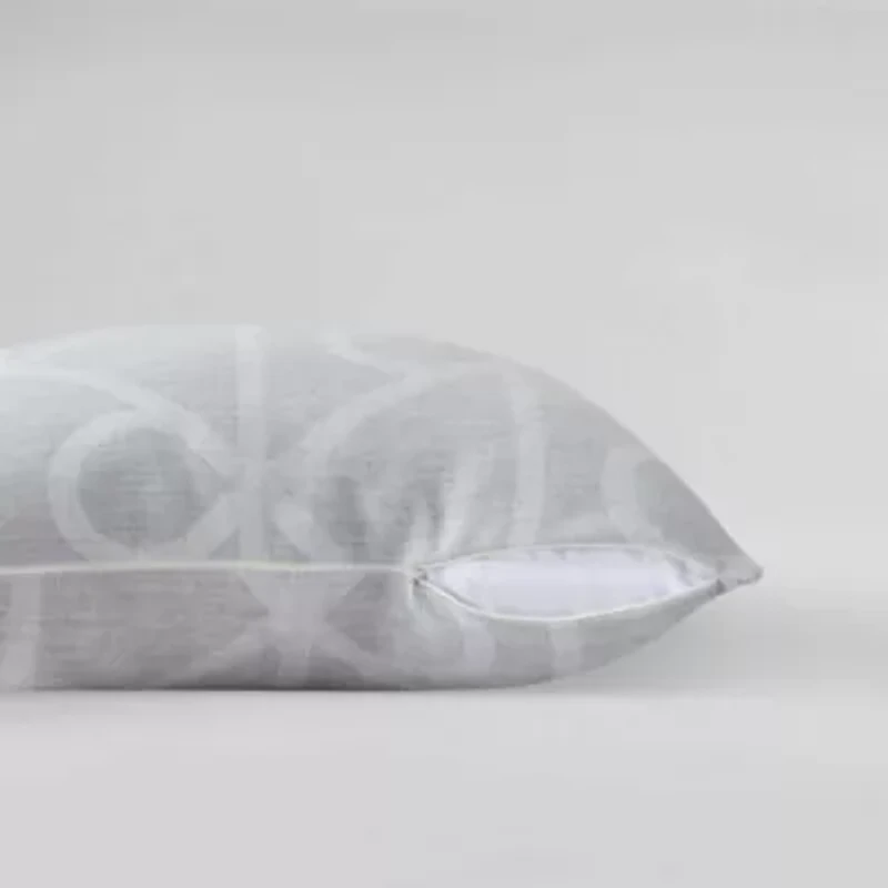 Emblem Wool Blend Decorative Pillow