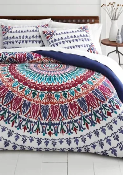 Hanna Medallion Duvet Set