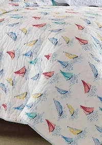 Ahoy Cotton Quilt Set