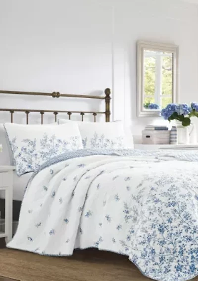 Flora Cotton Quilt Set