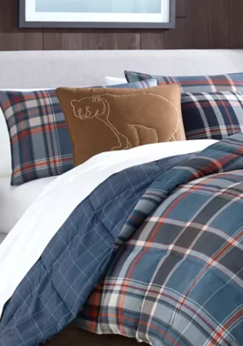 Shasta Lake Micro Suede Comforter Sham Set