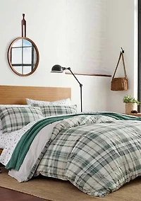 Timbers Plaid Cotton Duvet Cover Set