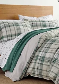 Timbers Plaid Cotton Duvet Cover Set