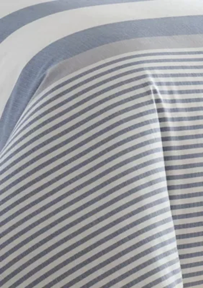 Fairwater All Cotton Blue Duvet Set
