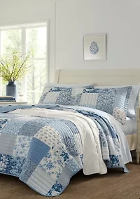 Paisley Patchwork Cotton Quilt Sham Set