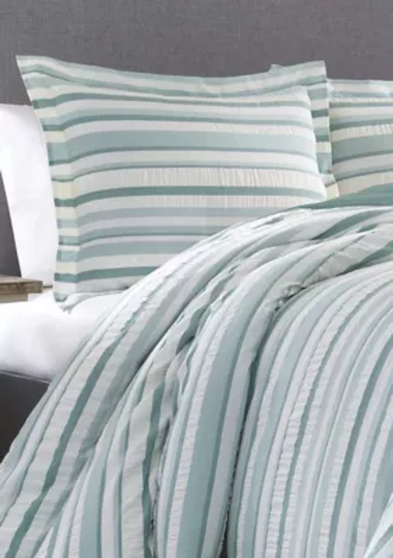 Clearwater Cay Cotton Duvet Cover Set
