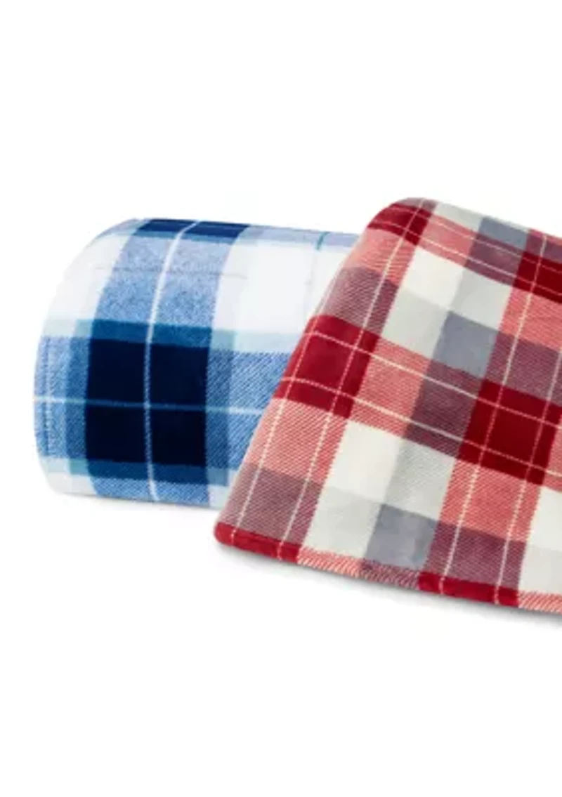 Northsail Plaid Plush Blanket