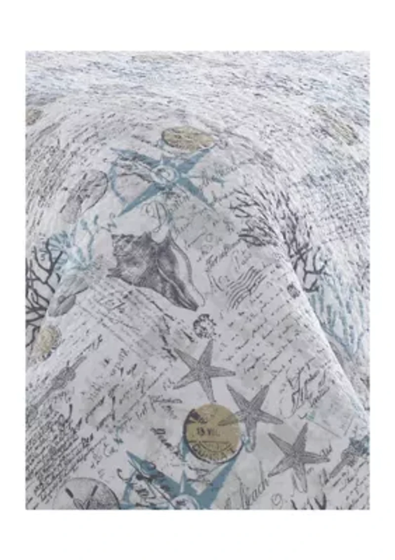 Beach Bliss Quilt Sham Set