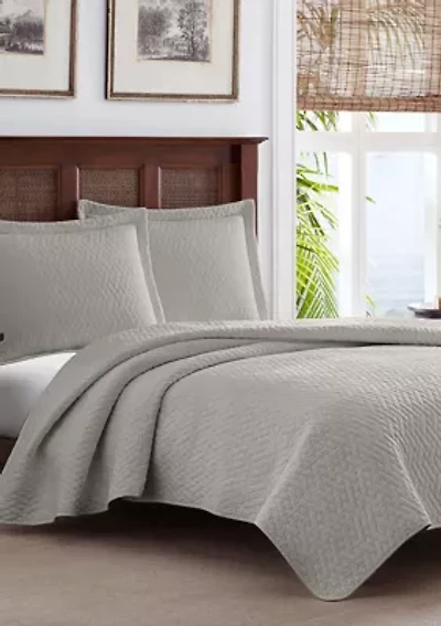 Solid Cotton Quilt Set