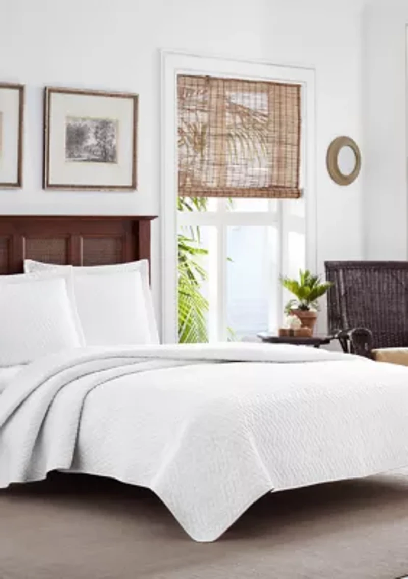 Solid Cotton Quilt Set