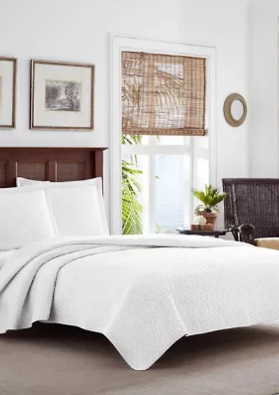 Solid Cotton Quilt Set