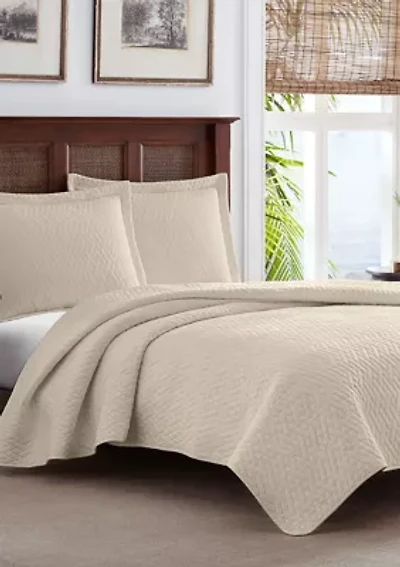 Solid Cotton Quilt Set
