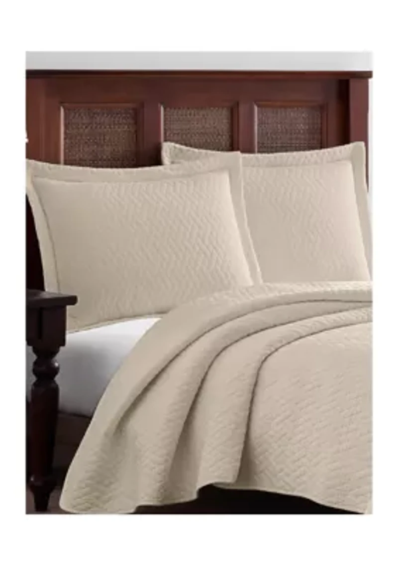 Solid Cotton Quilt Set