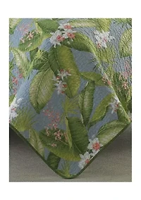 Aregada Dock 2-Piece Floral Cotton Quilt Set