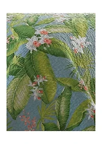 Aregada Dock 2-Piece Floral Cotton Quilt Set
