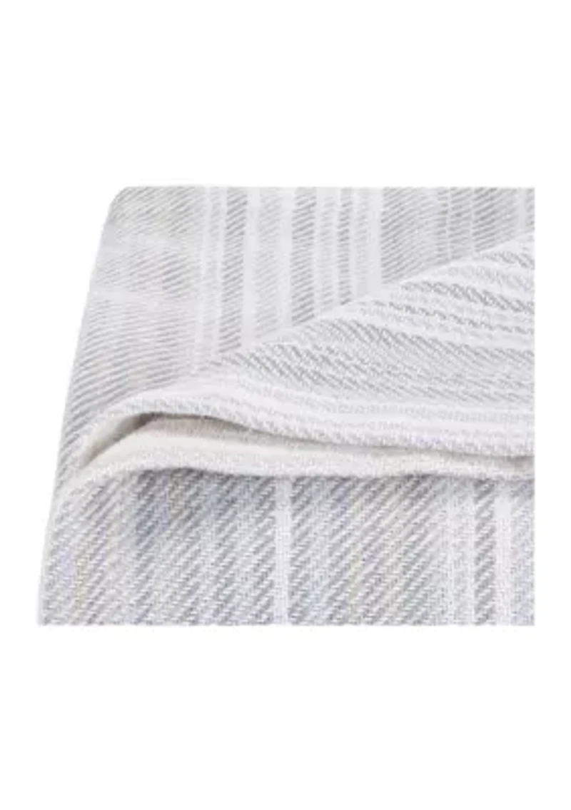 Sandy Shore Striped Blanket