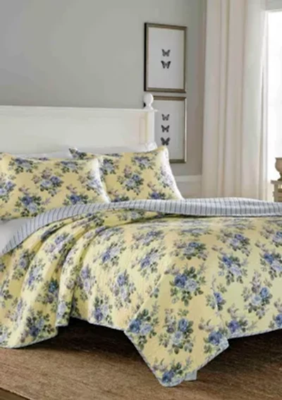 Linley Yellow Quilt Set