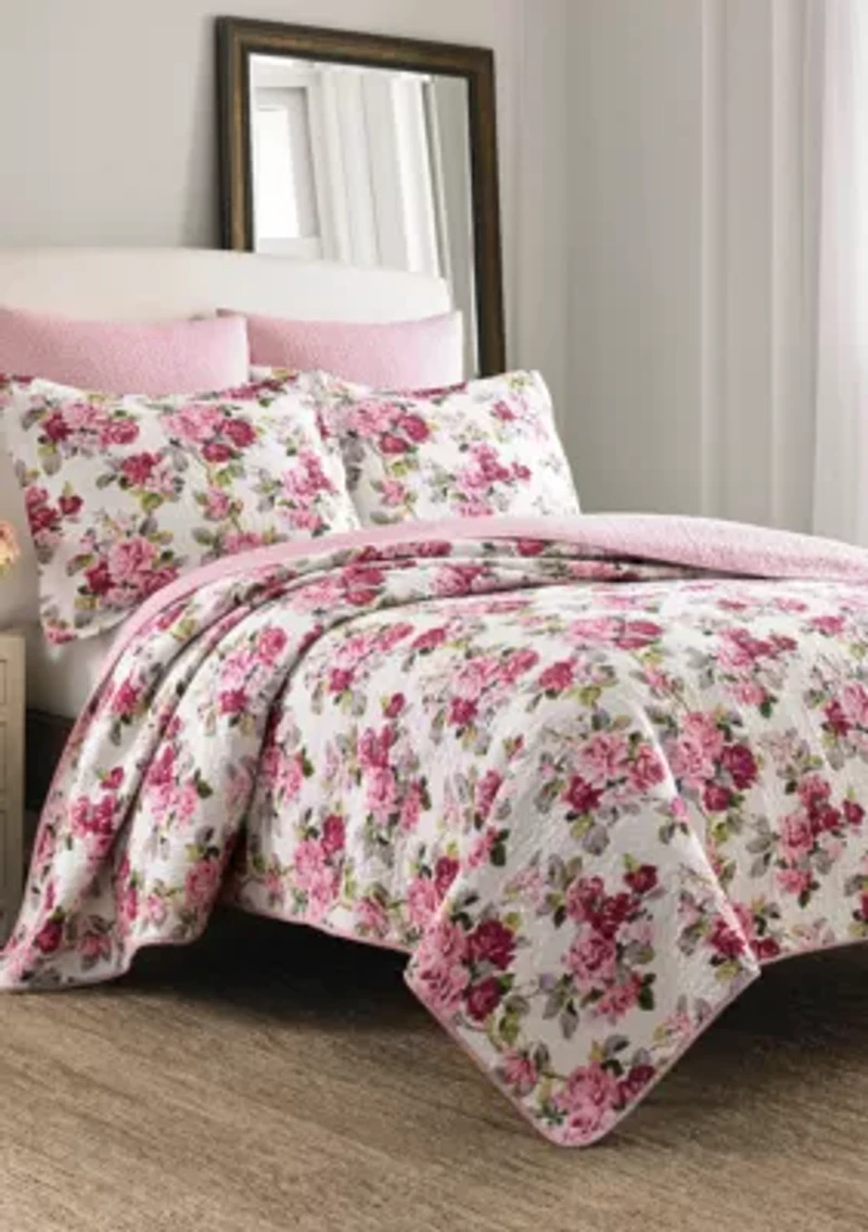 Lidia Multi Pink Quilt Set