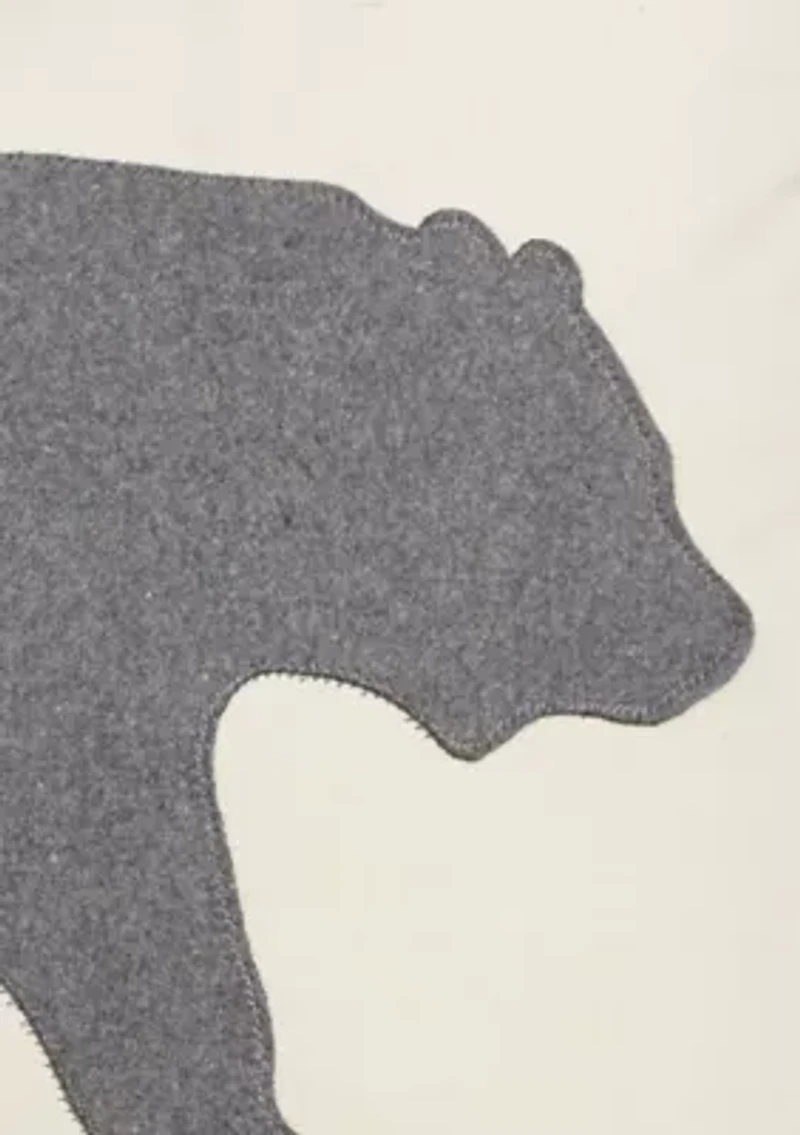 Bear Cotton Decorative Pillow