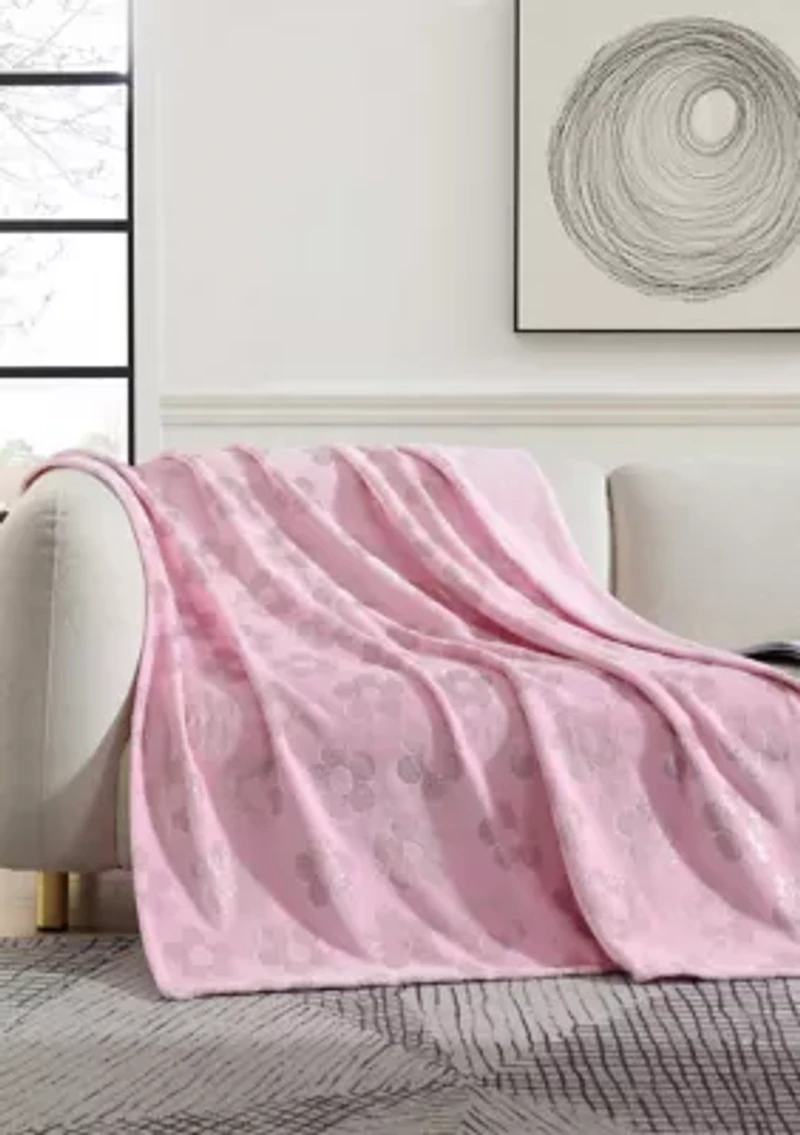 Retro Daisy Microfiber Throw