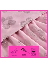 Retro Daisy Microfiber Throw