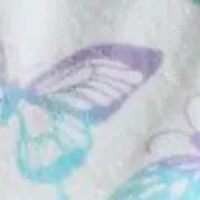 Butterfly Rainbow Microfiber Throw Open Stock