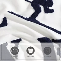 Love Ski Microfiber Decorative Pillow