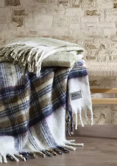 Edgewood Plaid Microfiber Throw