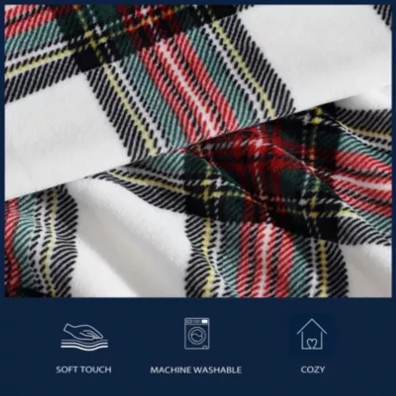 Hillcrest Plaid Microfiber Throw
