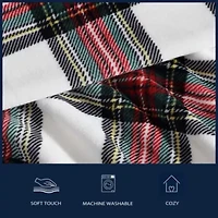 Hillcrest Plaid Microfiber Throw