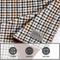 Griffin Plaid Microfiber Throw