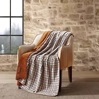Griffin Plaid Microfiber Throw