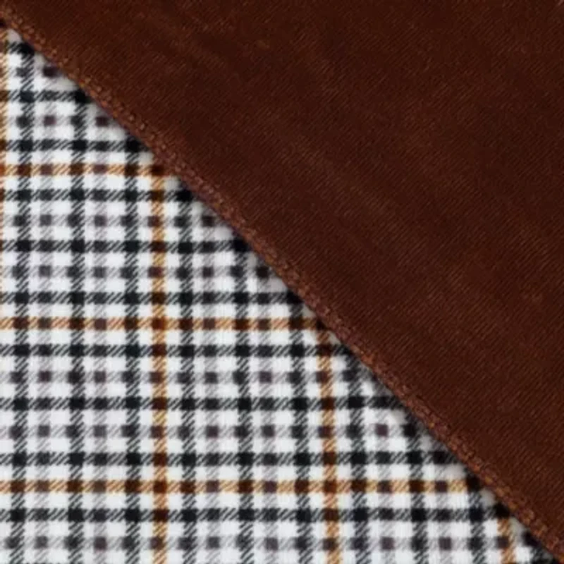 Griffin Plaid Microfiber Throw