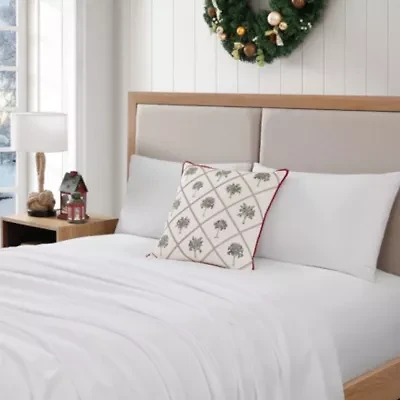 Palm Tree Trellis Cotton Decorative Pillow