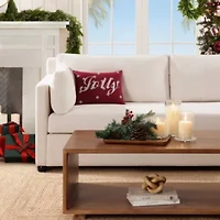 Jolly Stripe Cotton Decorative Pillow