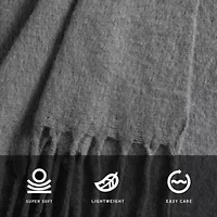 KCNY Mohair Microfiber Throw